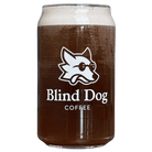 Blind Dog Coffee Can Shaped Glass