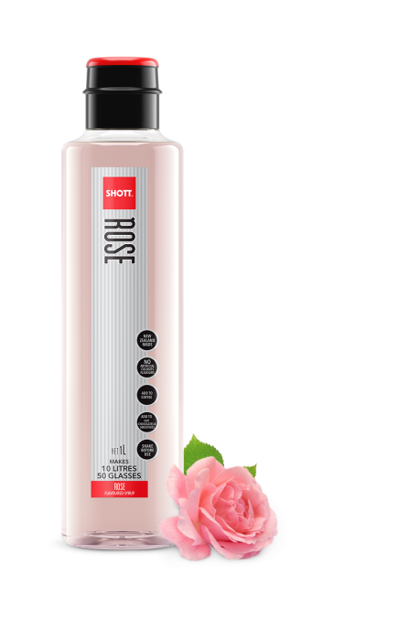 SHOTT™ Rose Syrup - 33.8 Fluid Ounces - Blind Dog Coffee