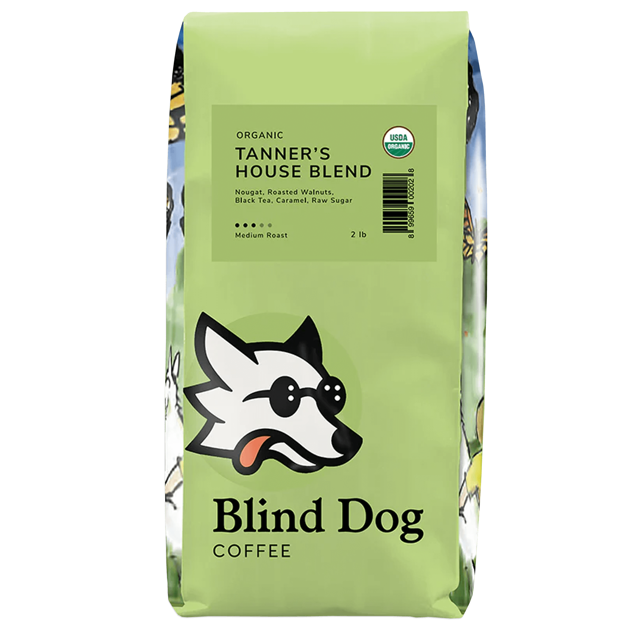 Blind Dog Coffee Tanner's House Blend Medium Roast Coffee 2lb Bag