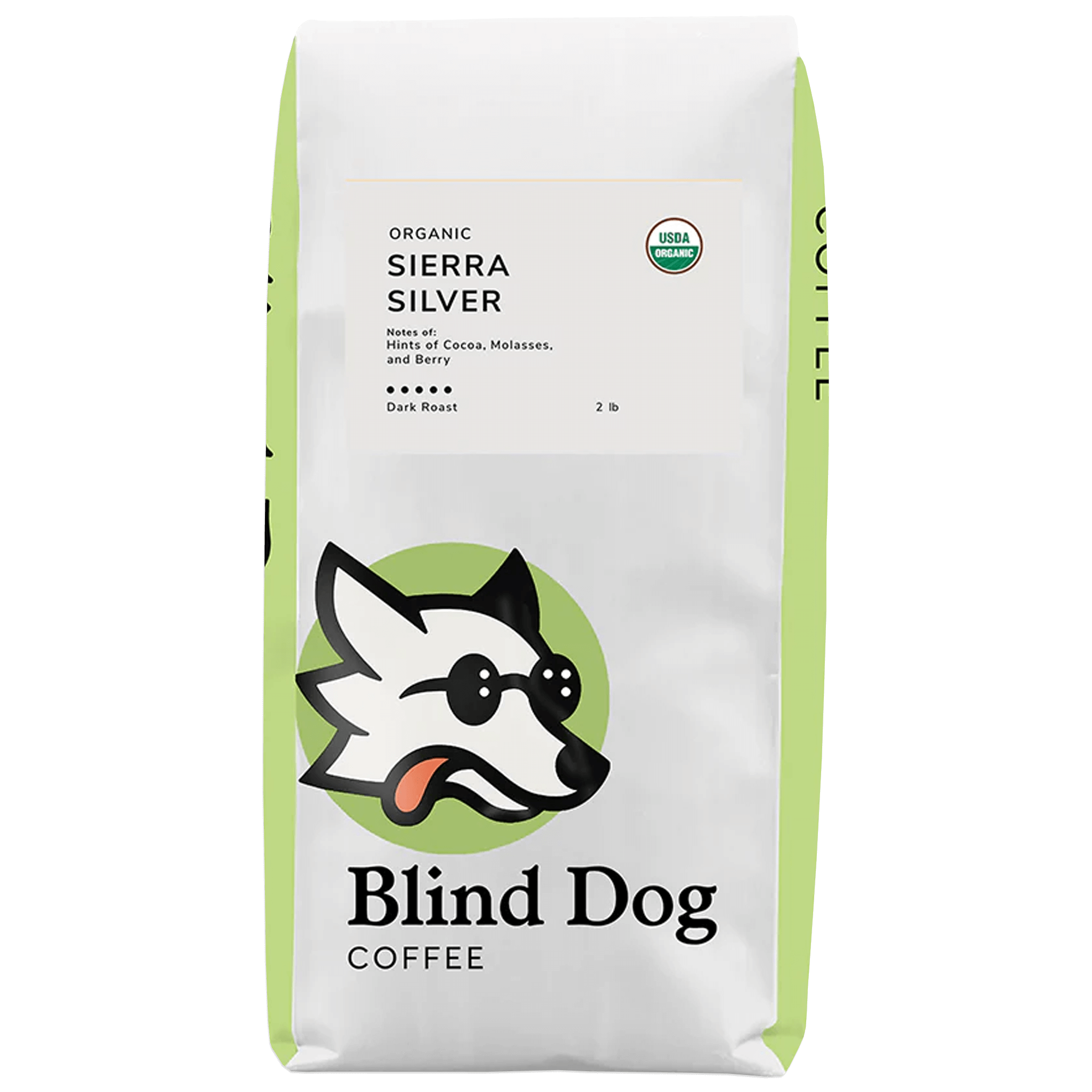 Blind Dog Coffee Sierra Silver Dark Roast Coffee 2 lb. Bag