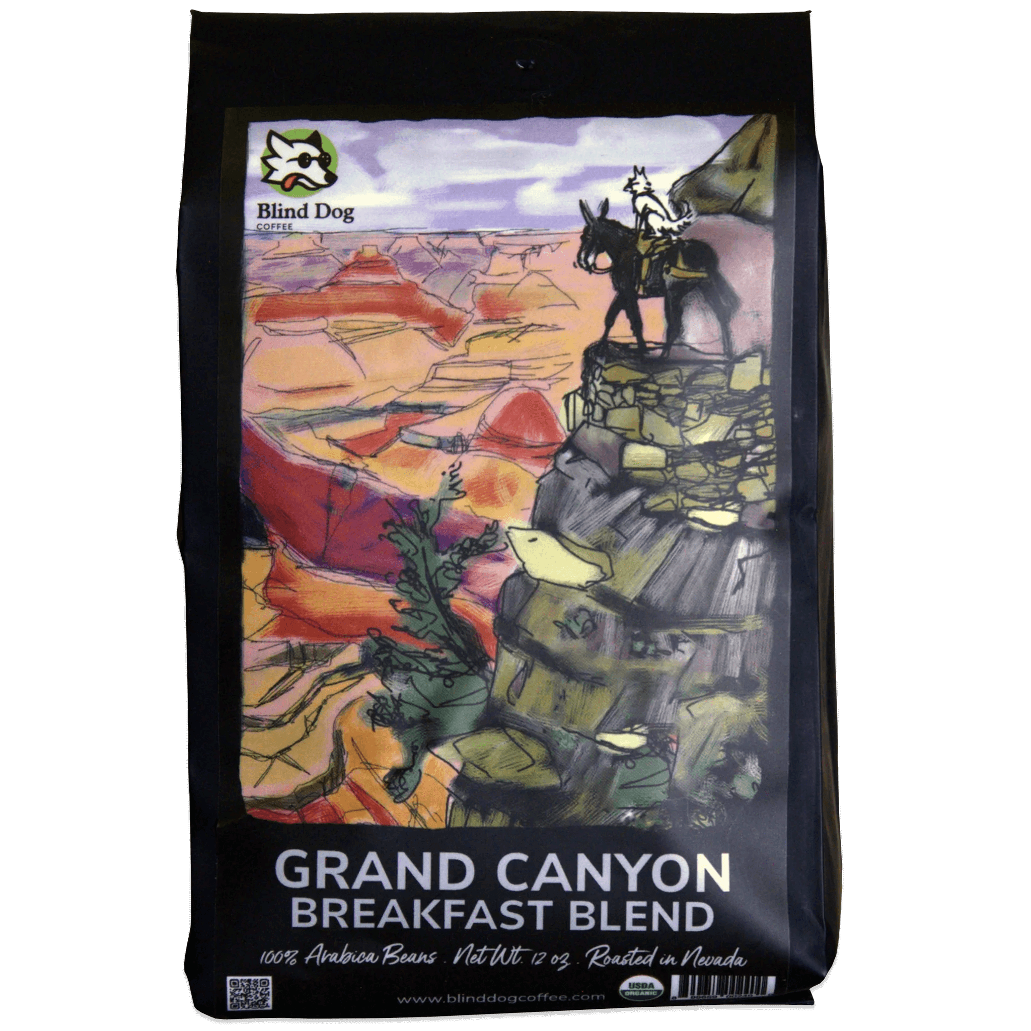 Grand Canyon Breakfast Blend Light Roast Coffee - Blind Dog Coffee