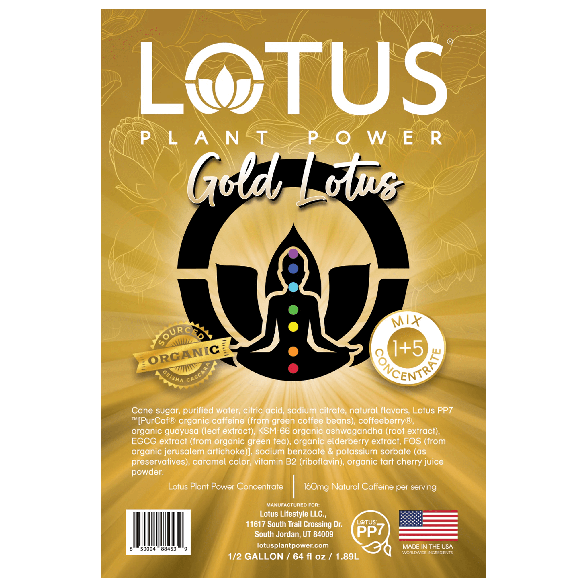 Gold Lotus Plant Power Concentrate
