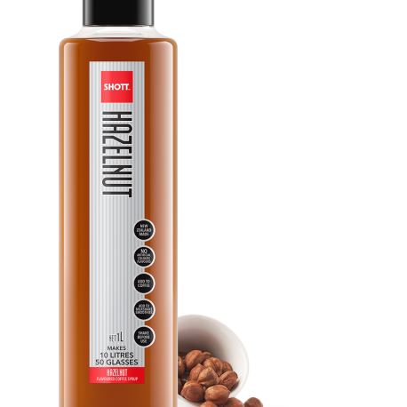 SHOTT™ Hazelnut Syrup - 33.8 fl oz - Blind Dog Coffee