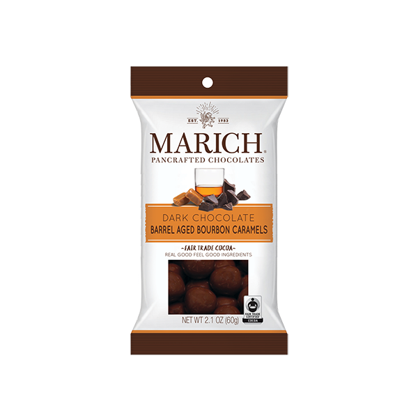 Copy of Marich Chocolate  ™ Barrel Aged Bourbon Caramels 2.1oz - Blind Dog Coffee