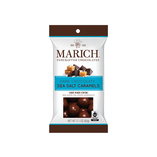 Marich Chocolate Dark Chocolate Sea Salt Caramels 2.1oz - Blind Dog Coffee