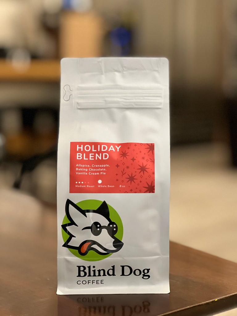 Organic Holiday Blend 8oz Whole Bean - Blind Dog Coffee