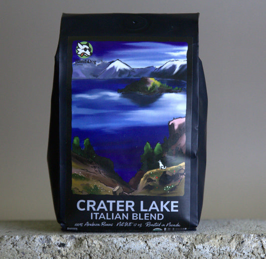 Crater Lake Italian Blend - Blind Dog Coffee