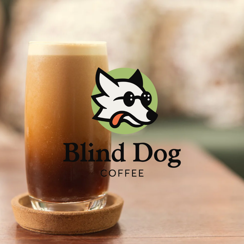 Organic Nitro Cold Brew - Nevada Black Italian Roast Ready to Drink 4 pack of 12oz can. - Blind Dog Coffee