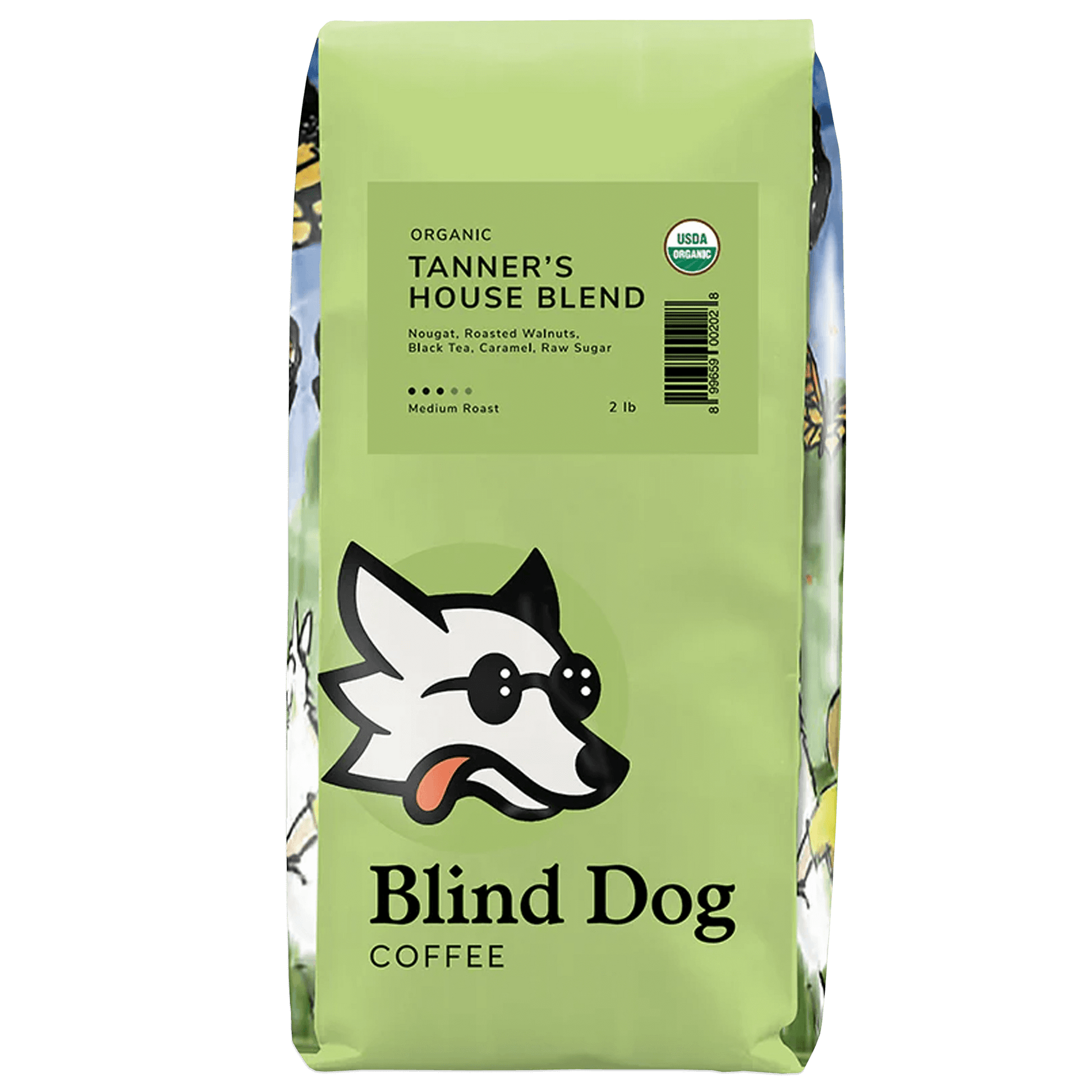 Blind Dog Coffee Tanner's House Blend Medium Roast Coffee 2lb Bag