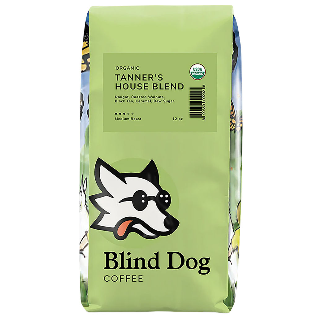 Blind Dog Coffee Tanner's House Blend Medium Roast Coffee 12oz Bag