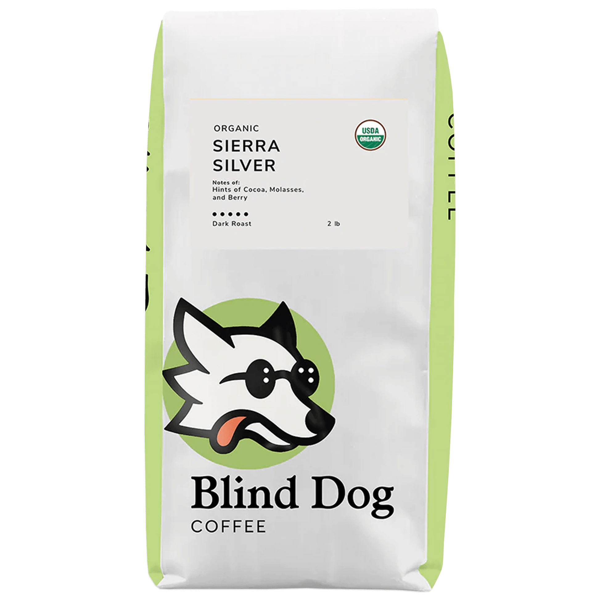 Blind Dog Coffee Sierra Silver Dark Roast Coffee 2 lb. Bag