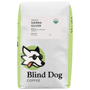 Blind Dog Coffee Sierra Silver Dark Roast Coffee 5lb. Bag