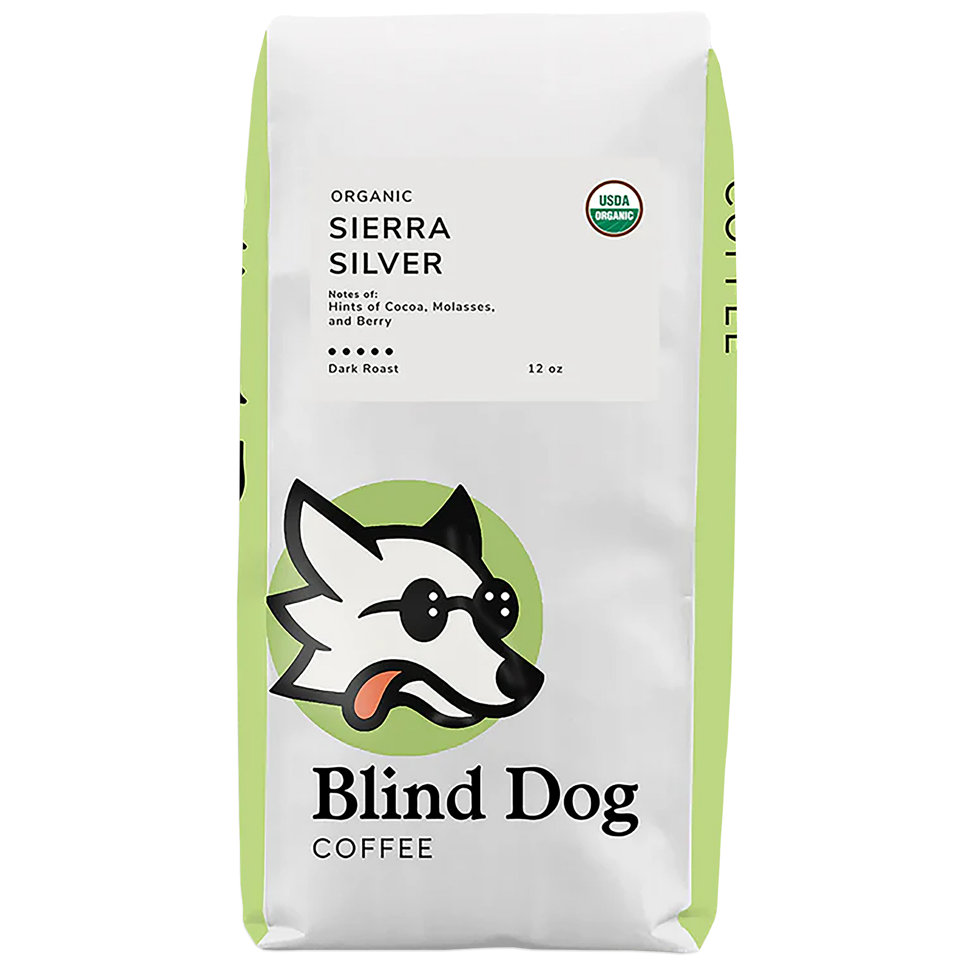 Blind Dog Coffee Sierra Silver Dark Roast Coffee 12 oz. Bag