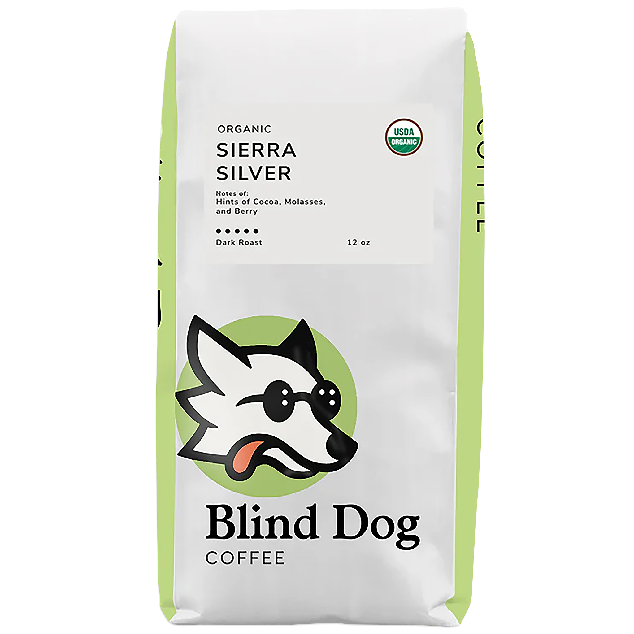 Blind Dog Coffee Sierra Silver Dark Roast Coffee 12 oz. Bag