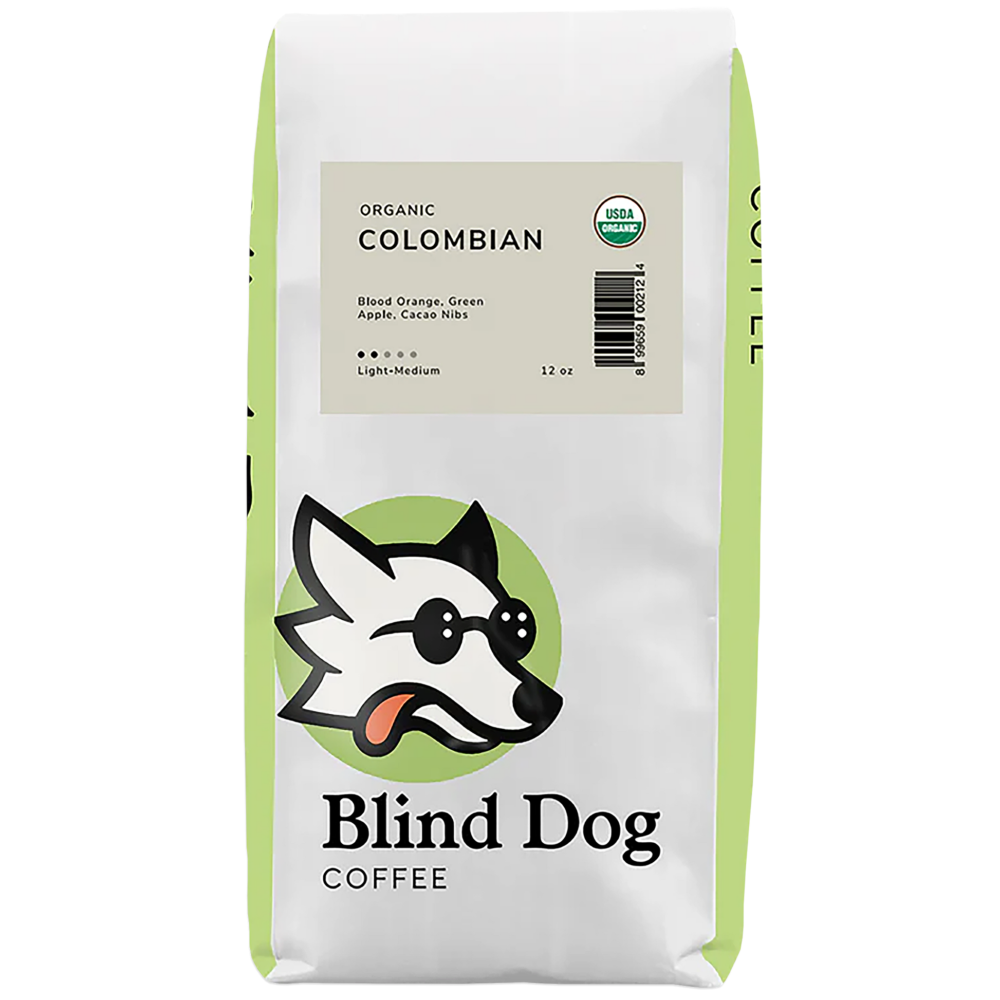 Blind Dog Coffee Colombian Light Medium Roast Coffee