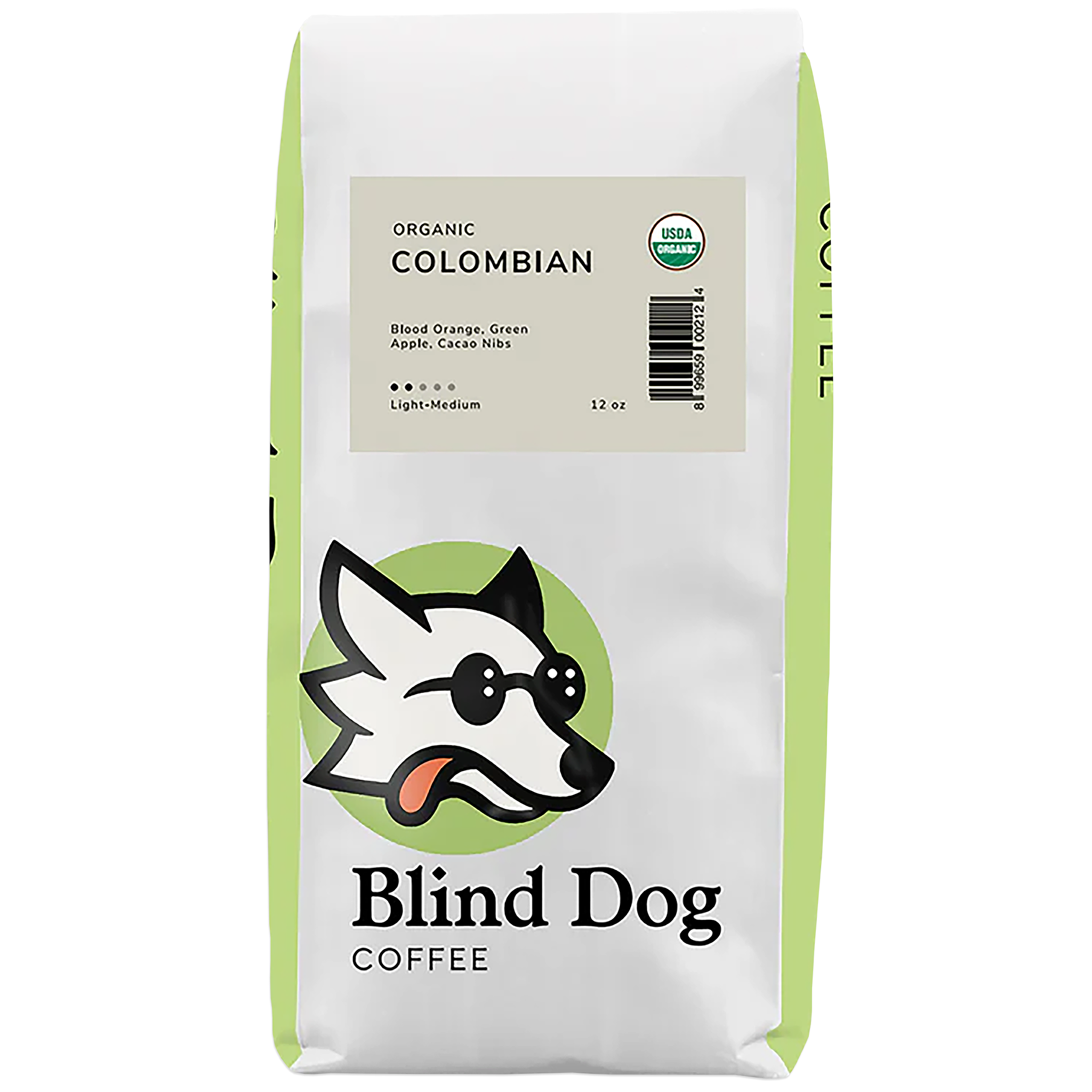 Blind Dog Coffee Colombian Light Medium Roast Coffee