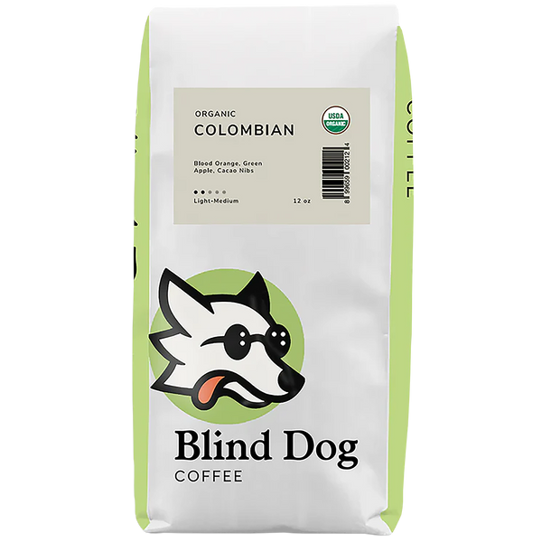 Blind Dog Coffee Colombian Light Medium Roast Coffee