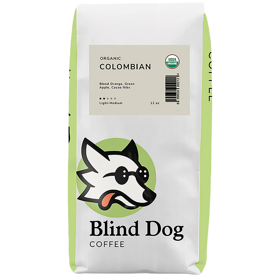 Blind Dog Coffee Colombian Light Medium Roast Coffee