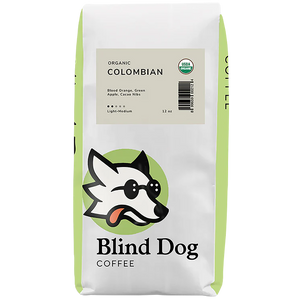 Blind Dog Coffee Colombian Light Medium Roast Coffee