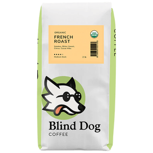 Blind Dog Coffee French Roast Medium Dark Coffee 2 lb. Bag