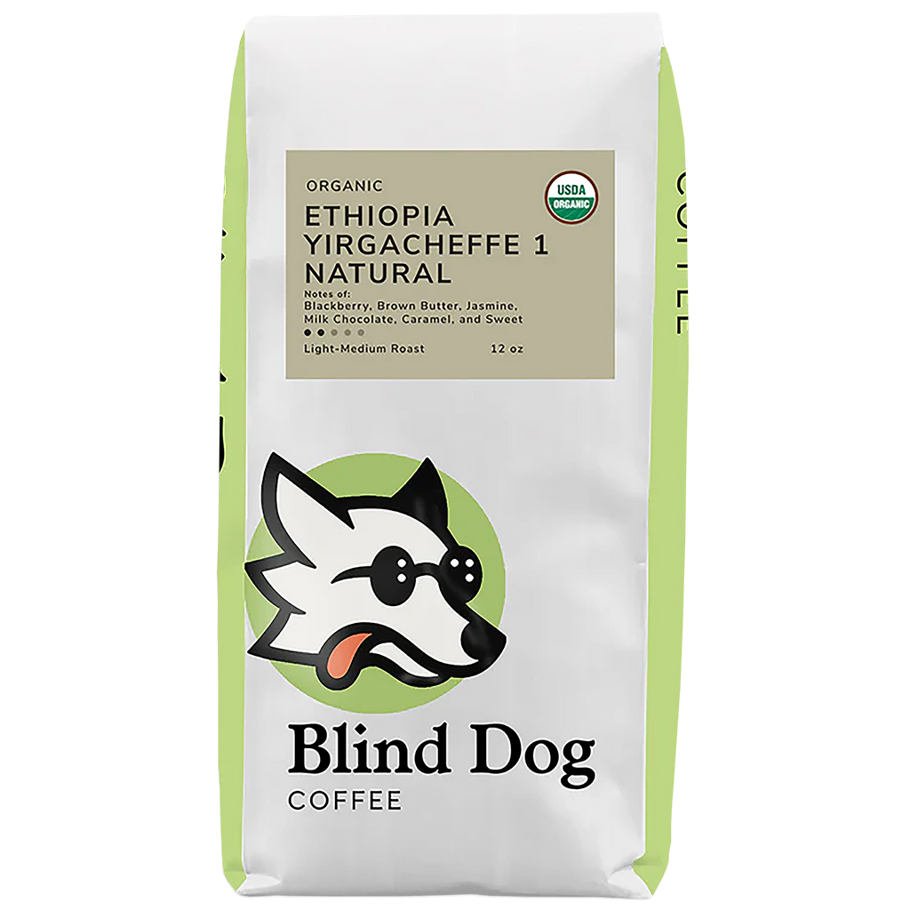 Blind Dog Coffee Ethiopia Yirgacheffe 1 Natural Light Medium Roast Coffee