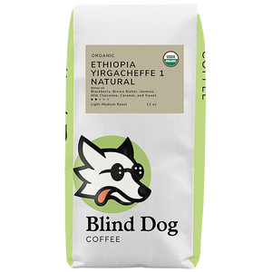 Blind Dog Coffee Ethiopia Yirgacheffe 1 Natural Light Medium Roast Coffee