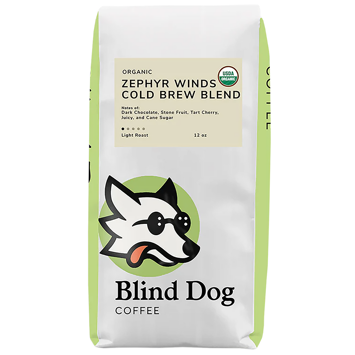 Blind Dog Coffee Zephyr Winds Cold Brew Blend Light Roast Coffee
