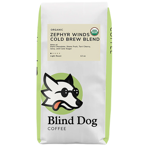 Blind Dog Coffee Zephyr Winds Cold Brew Blend Light Roast Coffee