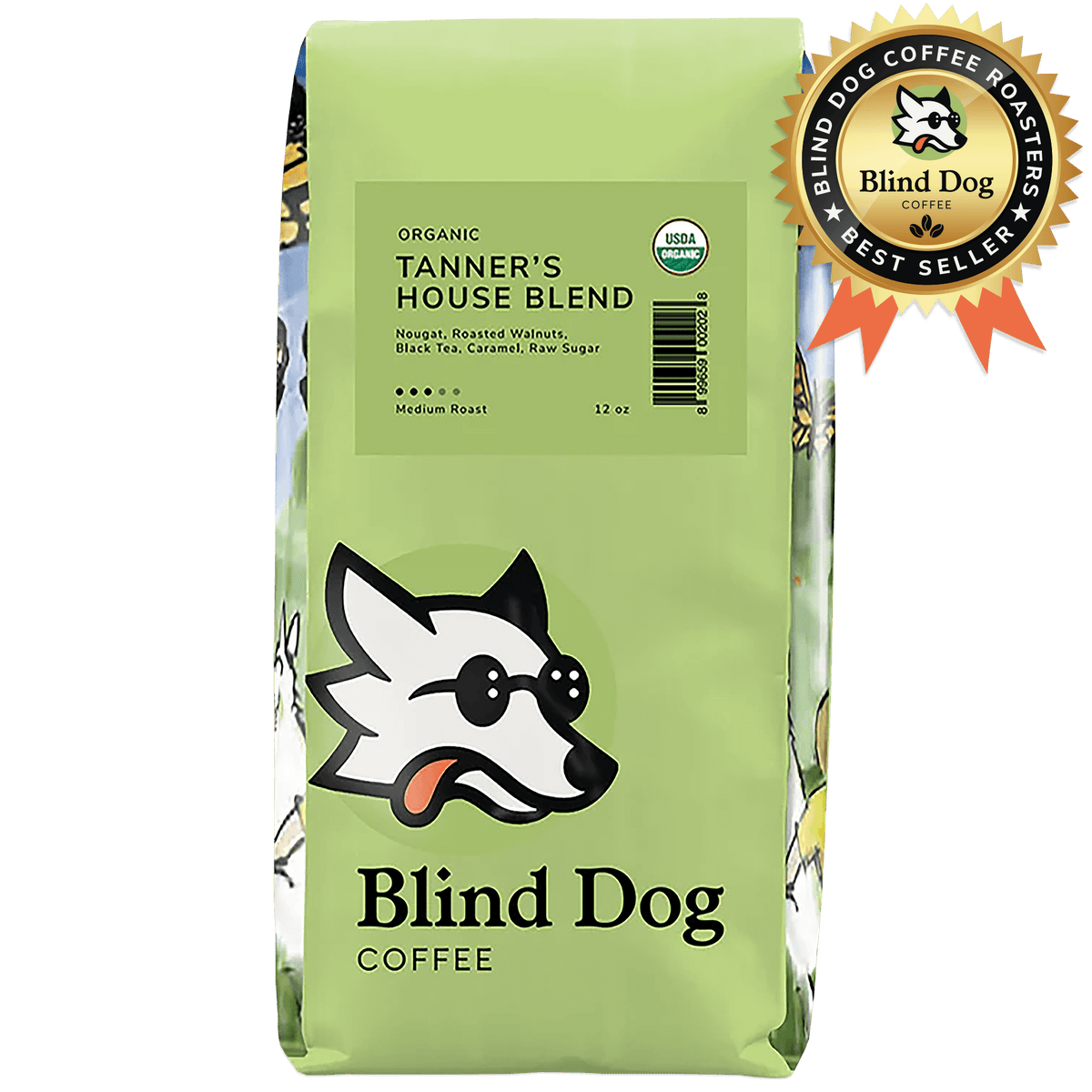 Blind Dog Coffee Best Seller Tanner's Blend Medium Roast