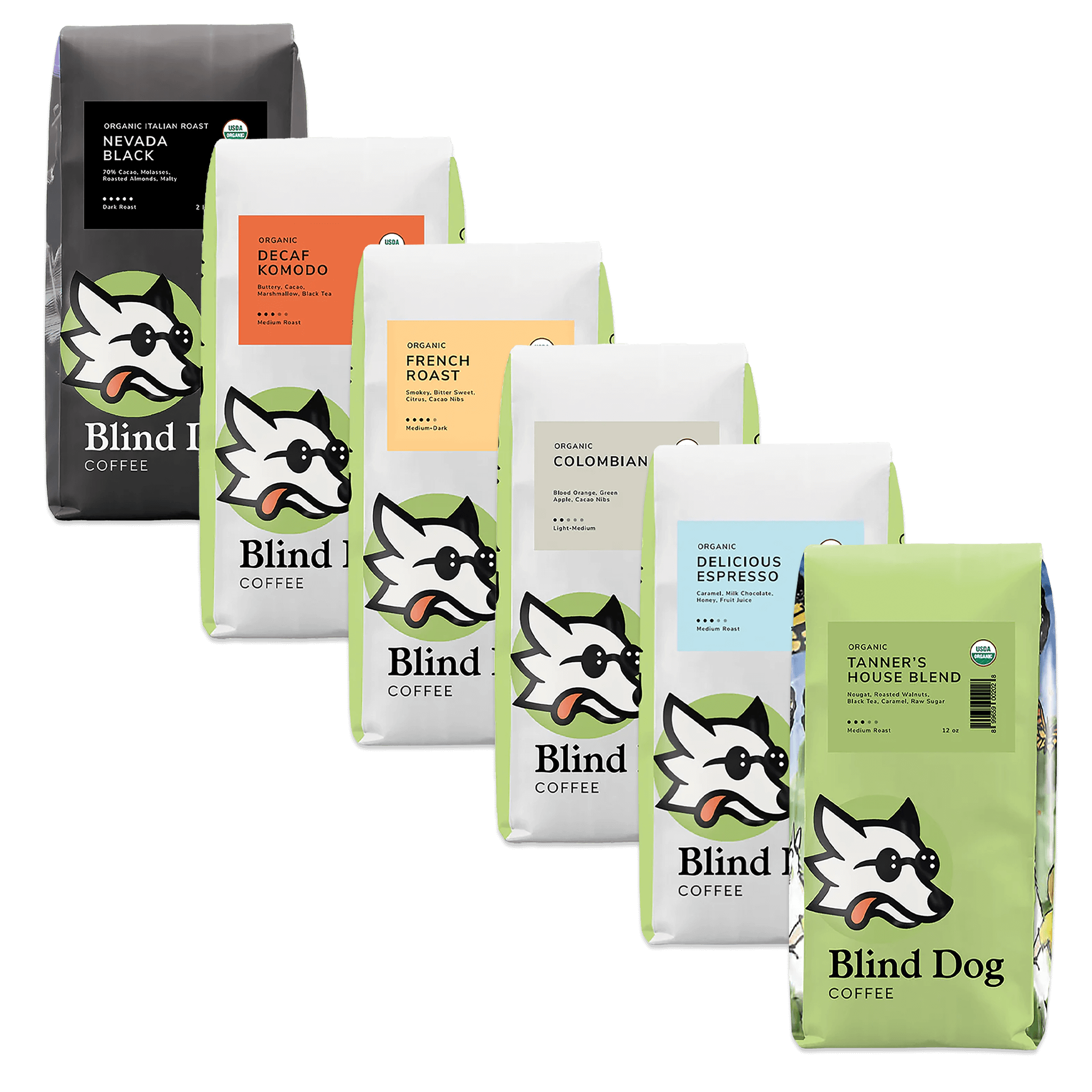 Blind Dog Coffee Founder's Sample Pack Bundle