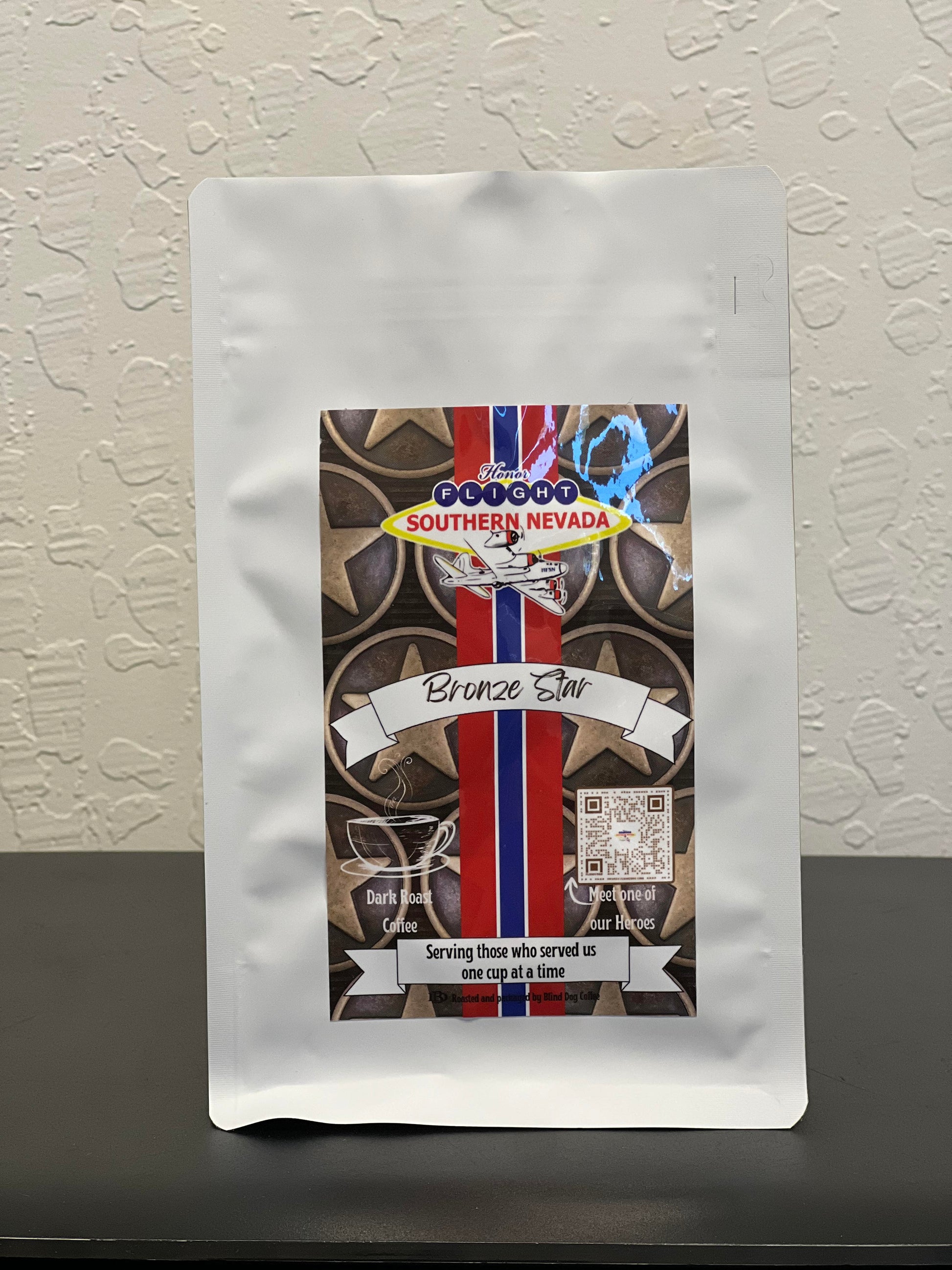 Honor Flight - Bronze Star Dark Roast 12oz GR - Blind Dog Coffee