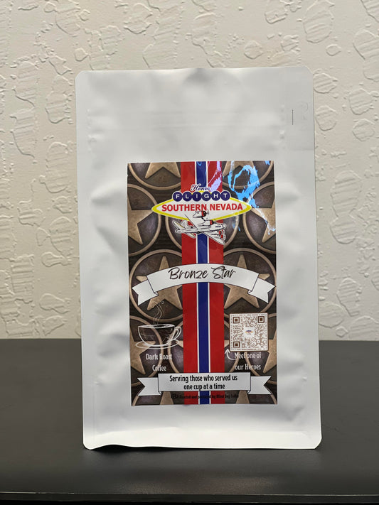 Honor Flight - Bronze Star Dark Roast 12oz GR - Blind Dog Coffee