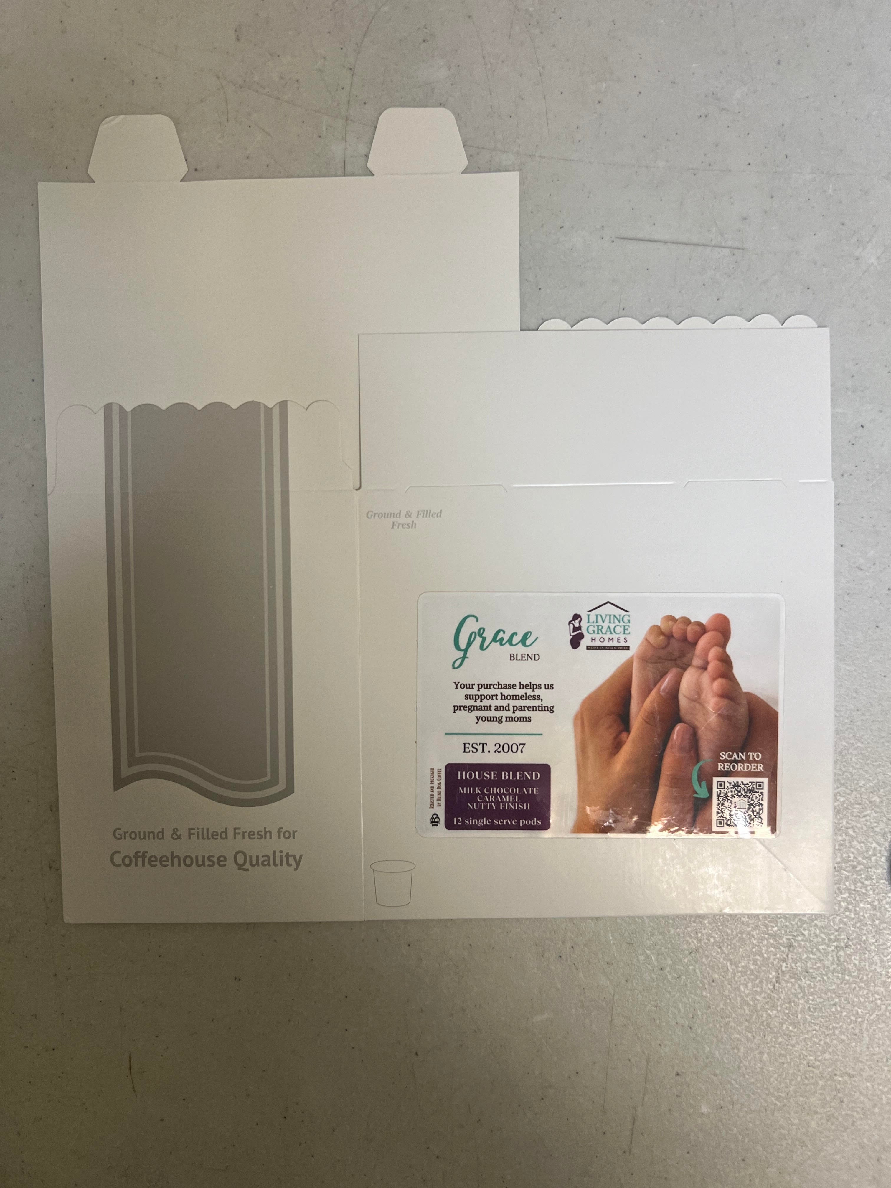 Living Grace Homes House Blend Single Serve Cups 12-Pack - Blind Dog Coffee