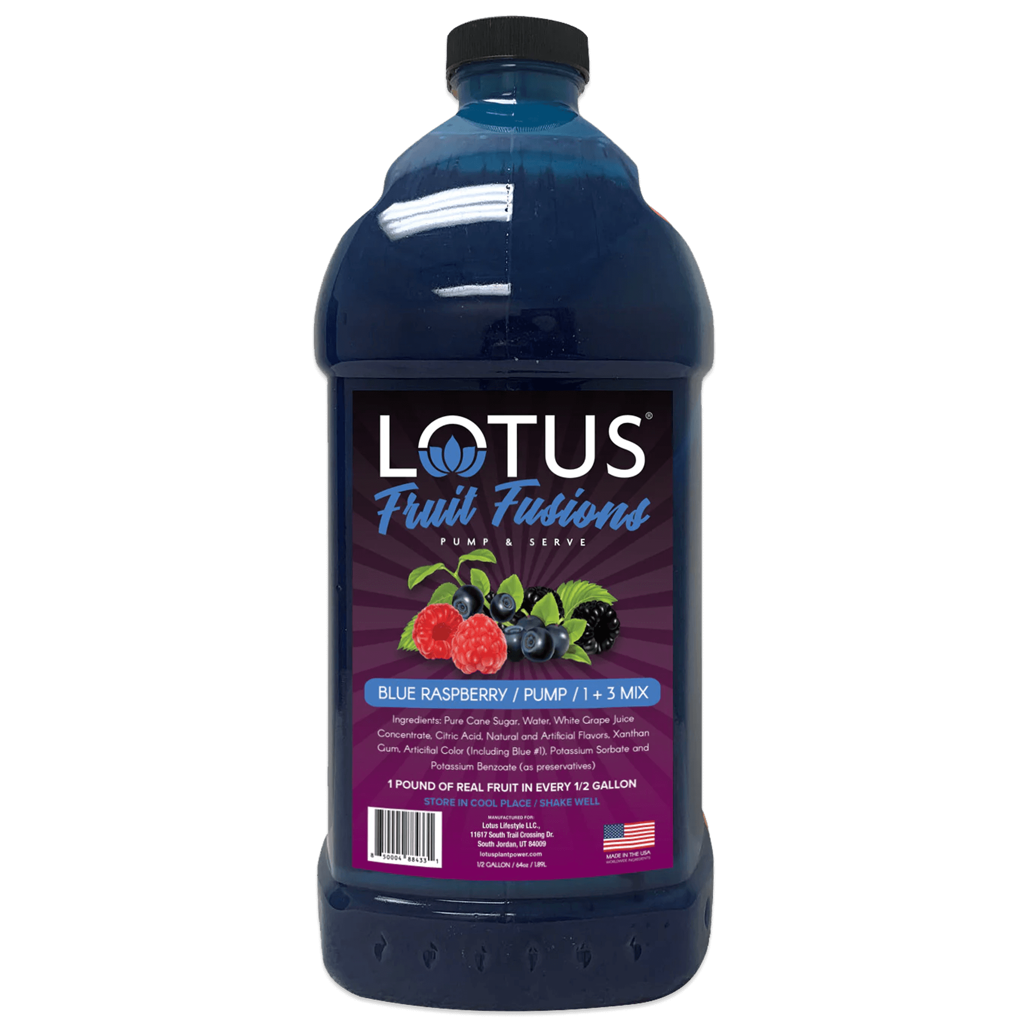 Blue Raspberry Lotus Fruit Fusion Concentrate