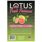 Guava Lotus Fruit Fusion Concentrate Label