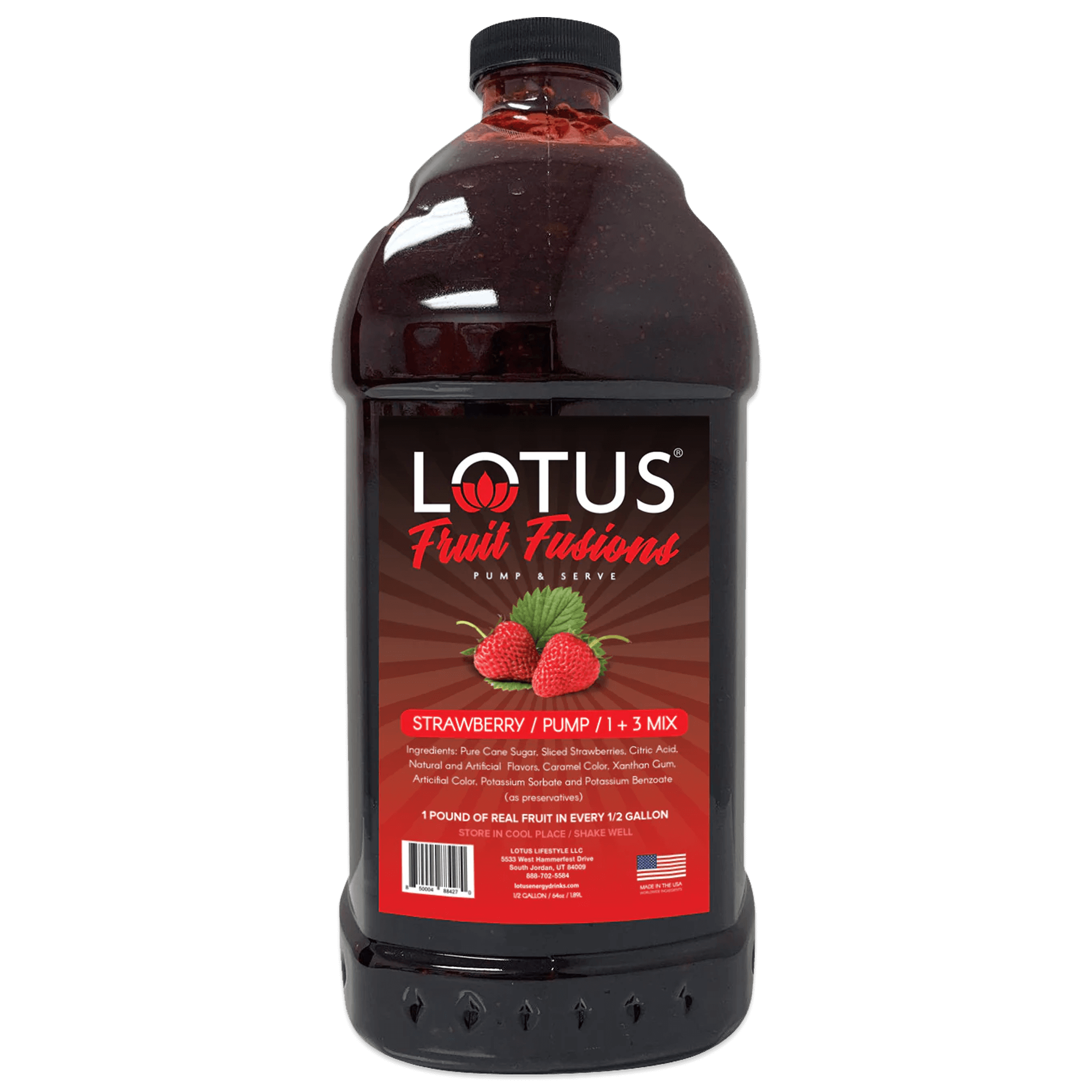 Strawberry Lotus Fruit Fusion Concentrate