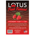 Strawberry Lotus Fruit Fusion Concentrate Label