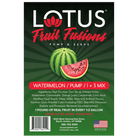 Watermelon Lotus Fruit Fusion Concentrate Label