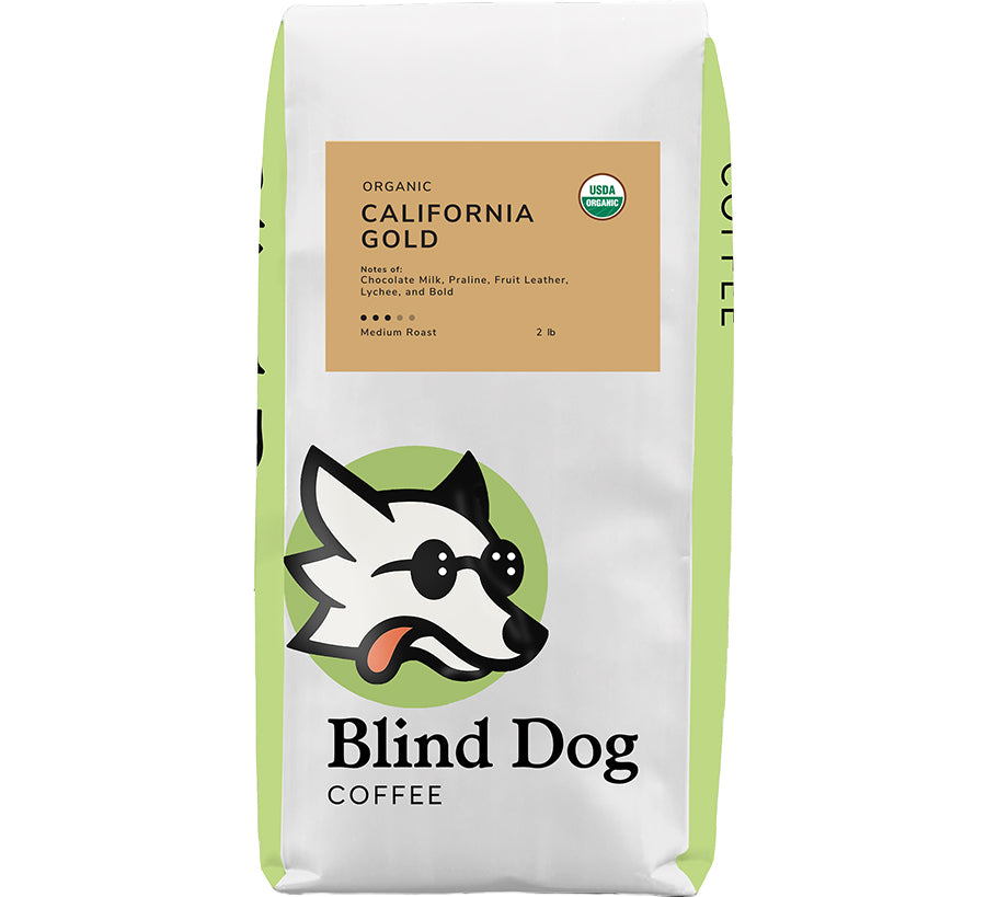 Organic California Gold - Medium Roast - Blind Dog Coffee