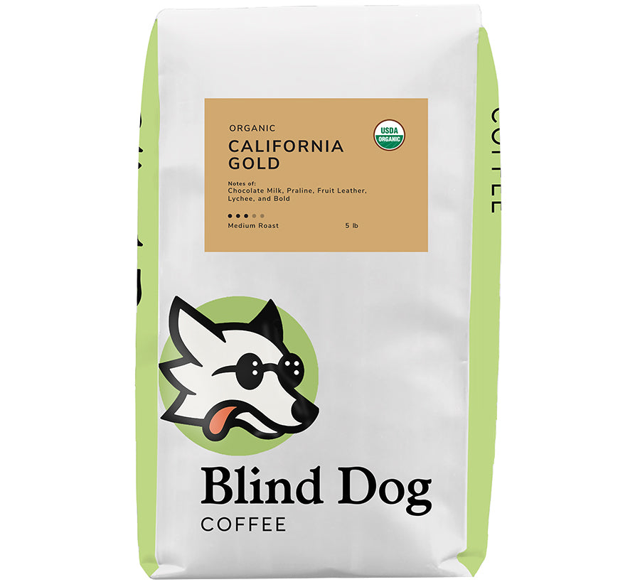 Organic California Gold - Medium Roast - Blind Dog Coffee