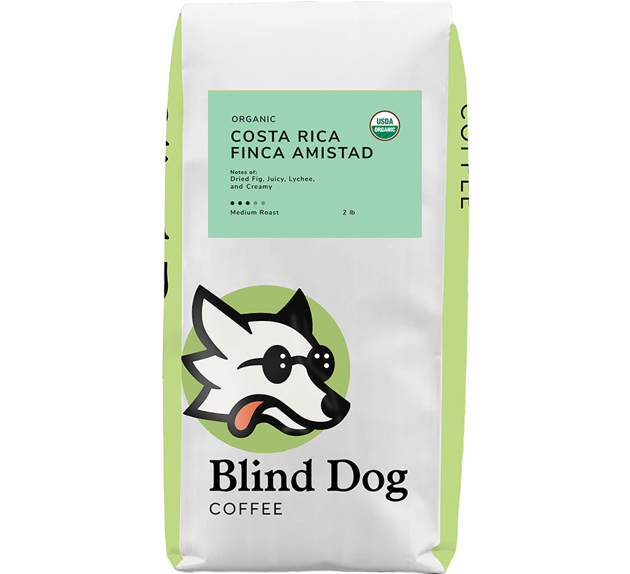 Organic Costa Rica Finca Amistad - Medium Roast - Blind Dog Coffee