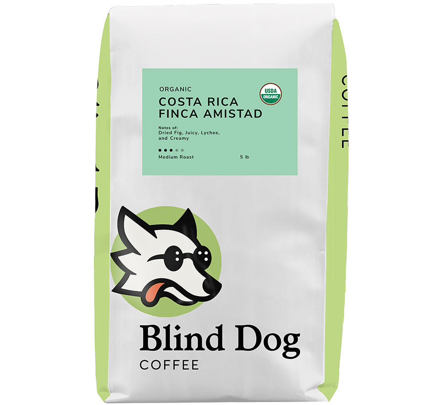 Organic Costa Rica Finca Amistad - Medium Roast - Blind Dog Coffee