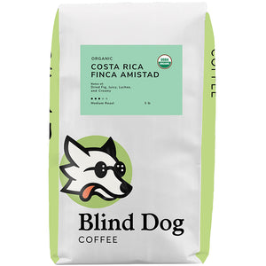 Organic Costa Rica Finca Amistad - Medium Roast - Blind Dog Coffee