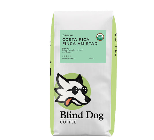 Organic Costa Rica Finca Amistad - Medium Roast - Blind Dog Coffee