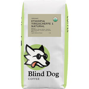 Organic Ethiopian Yirgacheffe 1 Natural - Limited Edition - Blind Dog Coffee