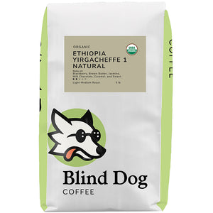 Organic Ethiopian Yirgacheffe 1 Natural - Limited Edition - Blind Dog Coffee