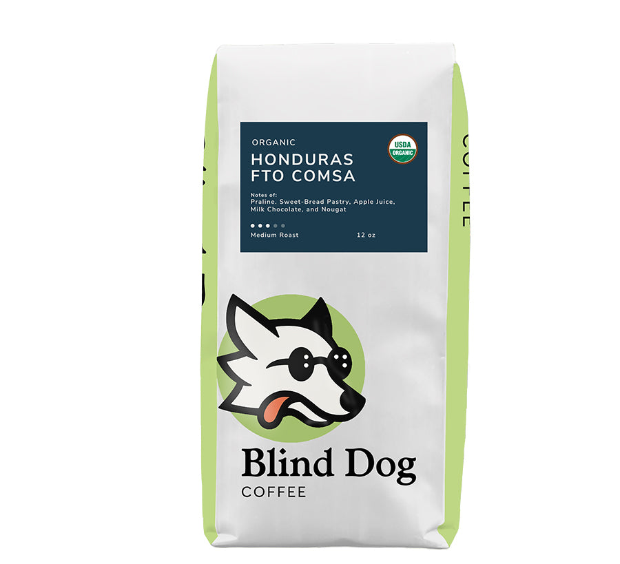 Organic Honduras FTO Comsa - Medium Roast - Blind Dog Coffee