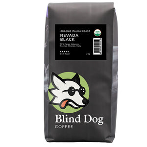 Organic Nevada Black Italian Roast- Dark Roast - Blind Dog Coffee