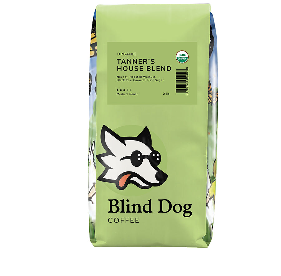 Organic Tanners House Blend - Medium Roast - Blind Dog Coffee