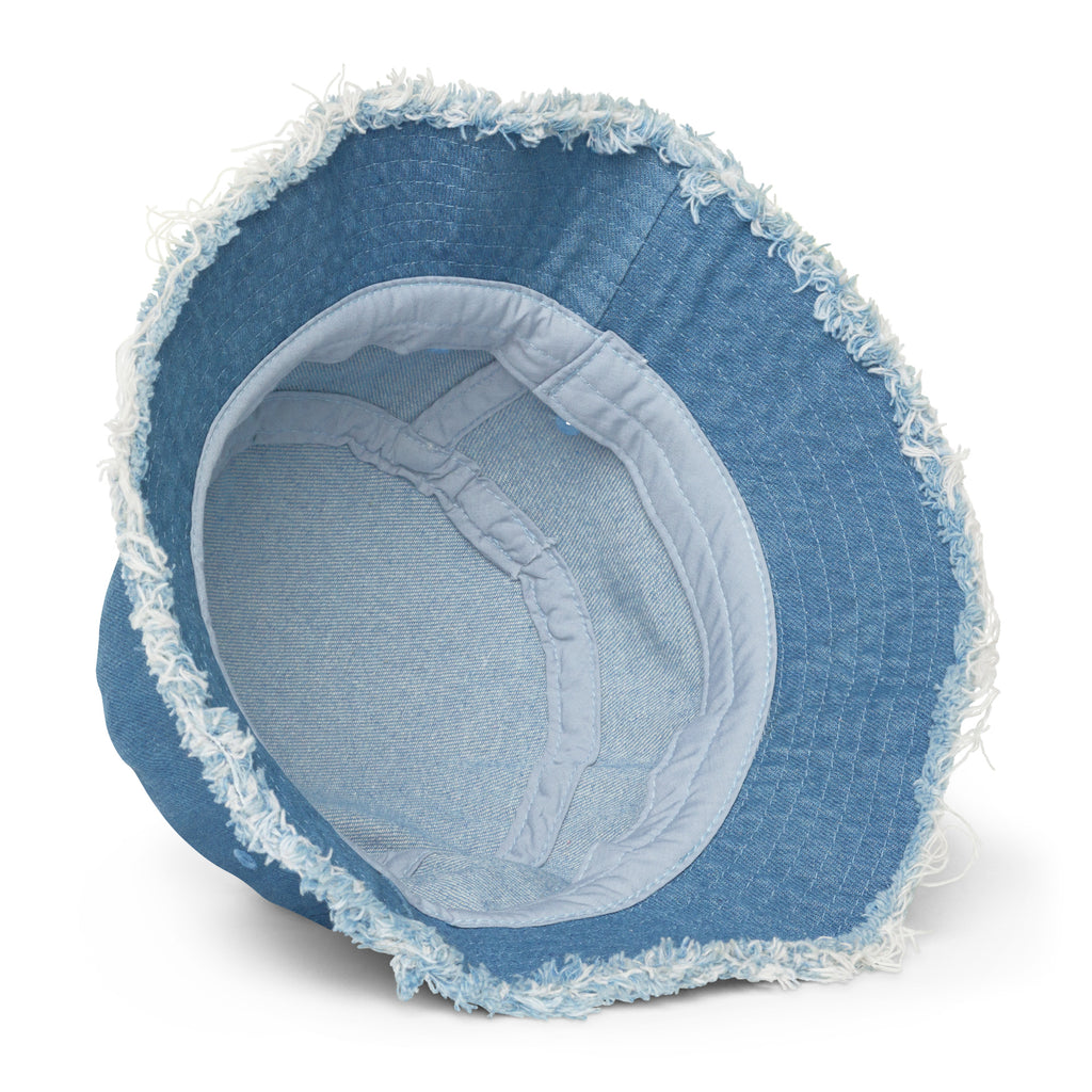 Distressed denim bucket hat - Blind Dog Coffee